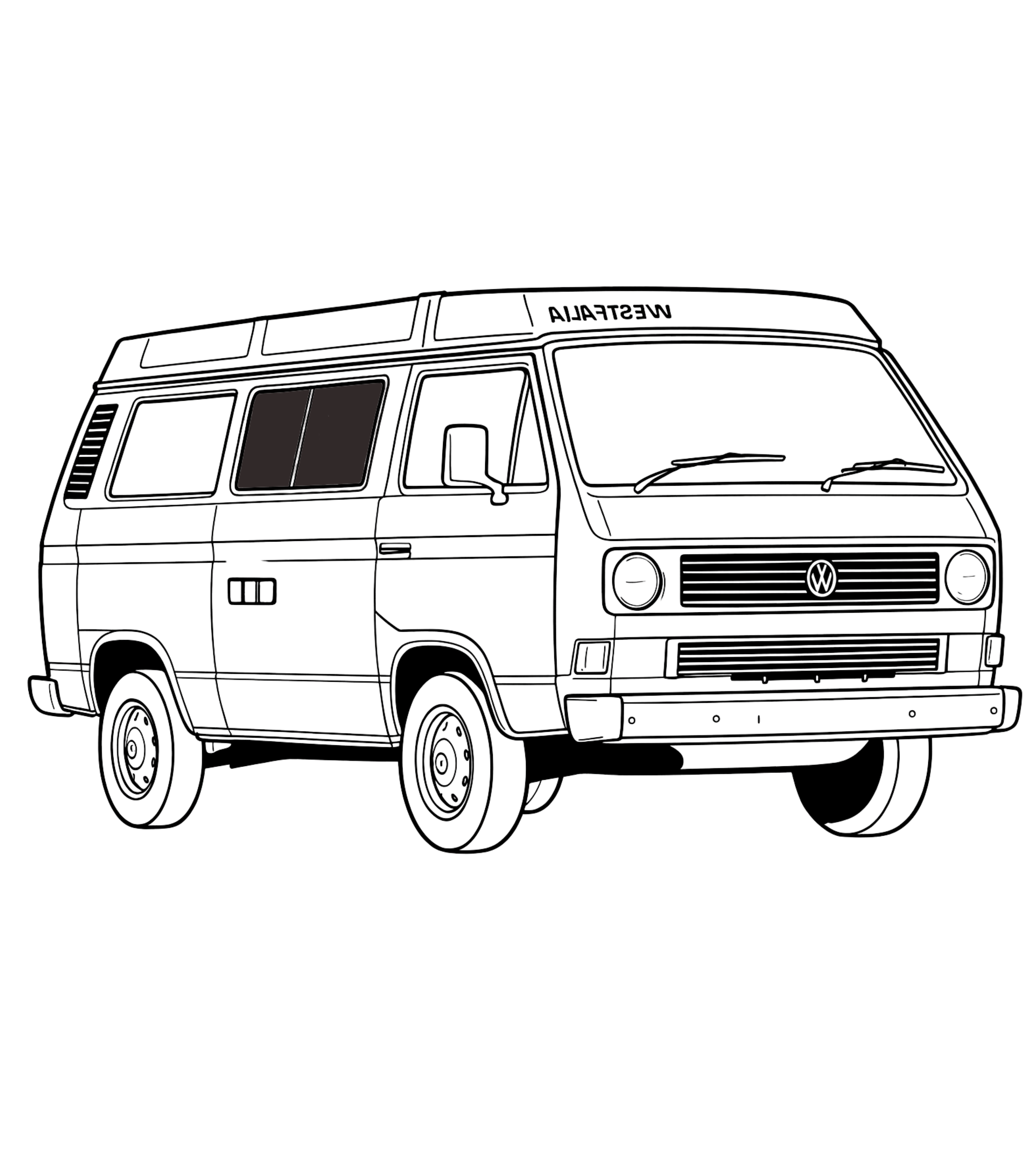 Porte coulissante Volkswagen Vanagon 1980-1991