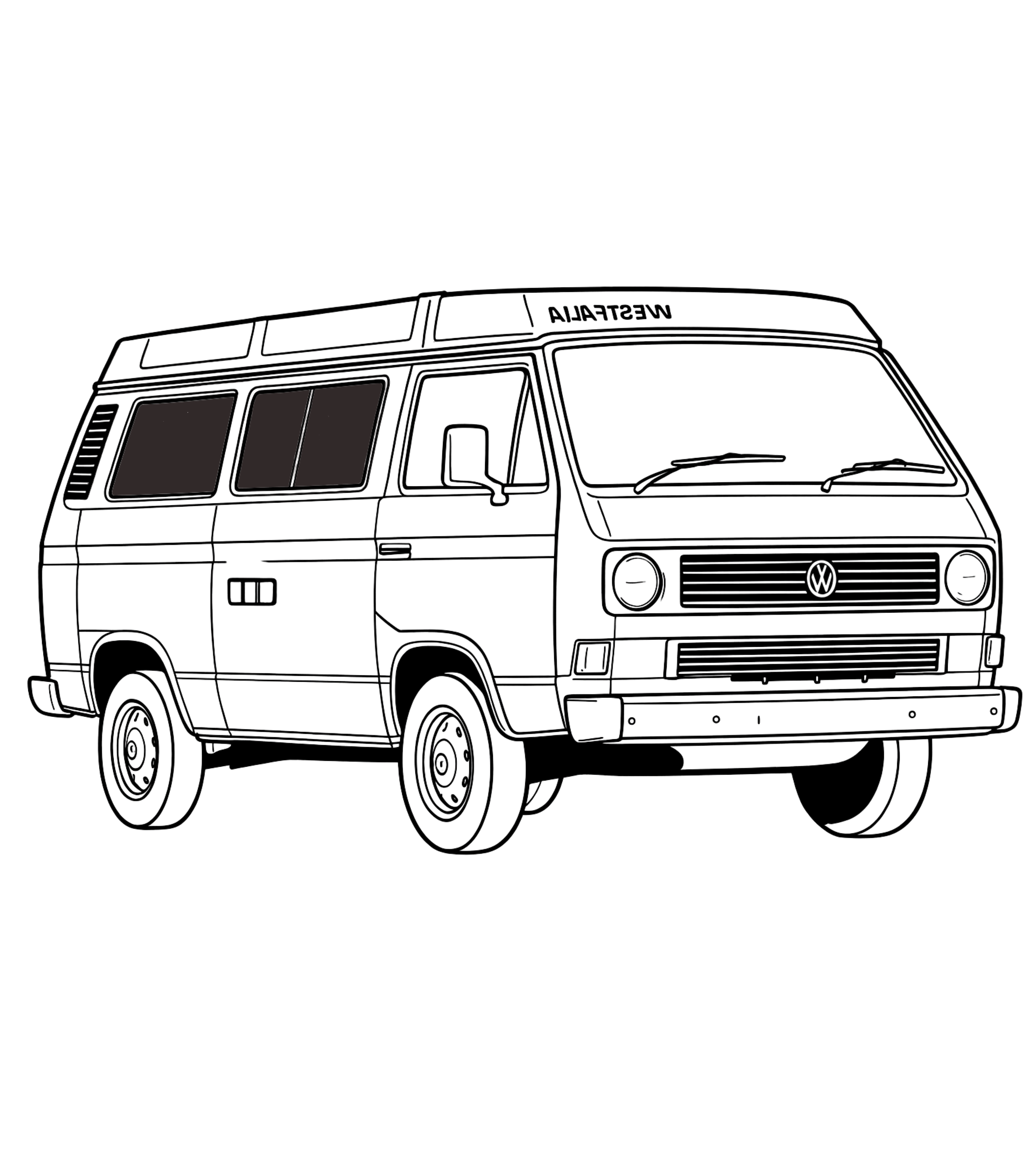 Ensemble 5 fenêtres Volkswagen Vanagon 1980-1991