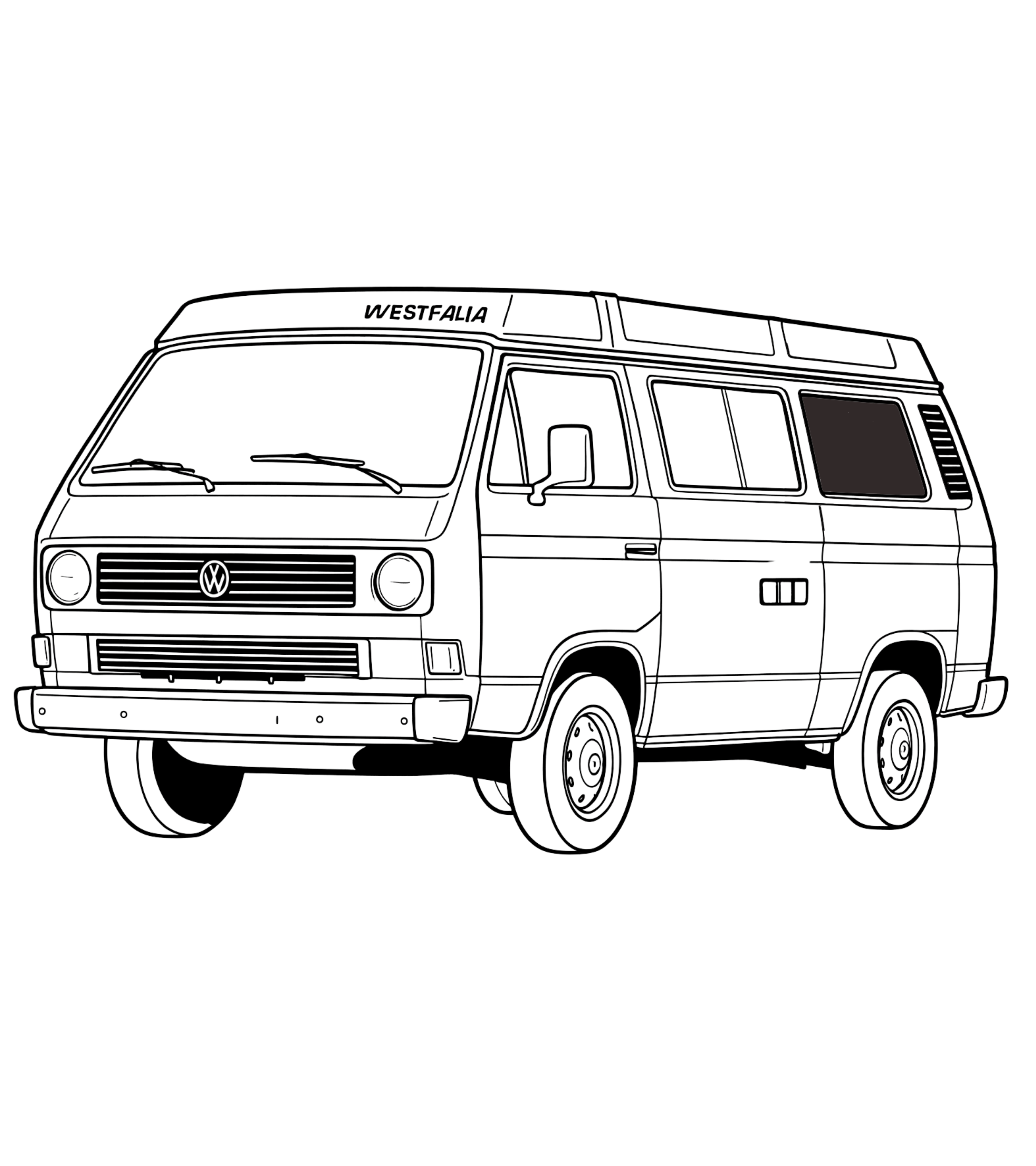 Fenêtres latérales (rangée 2) Volkswagen Vanagon 1980-1991 | Côté conducteur