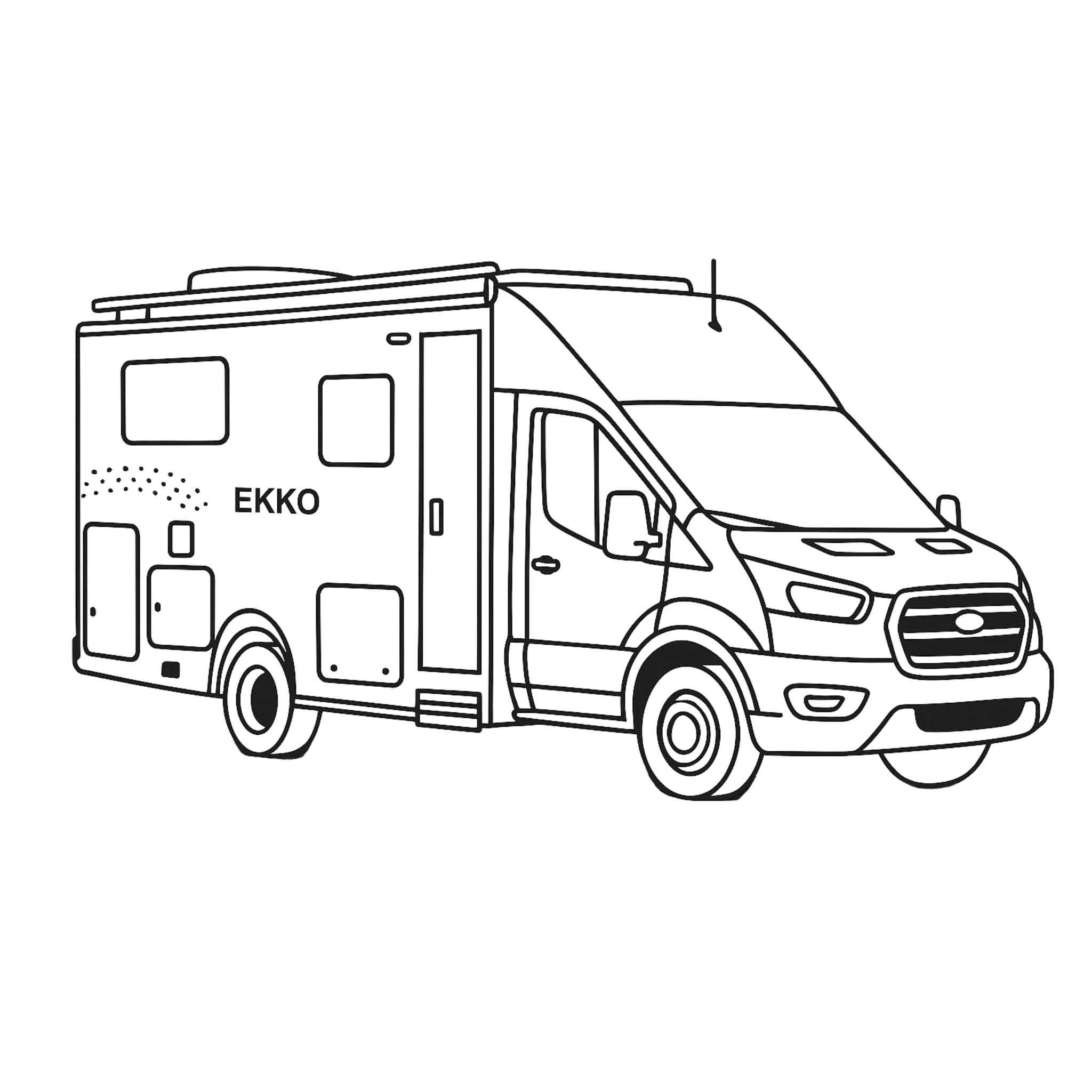 Transit Ekko side windows