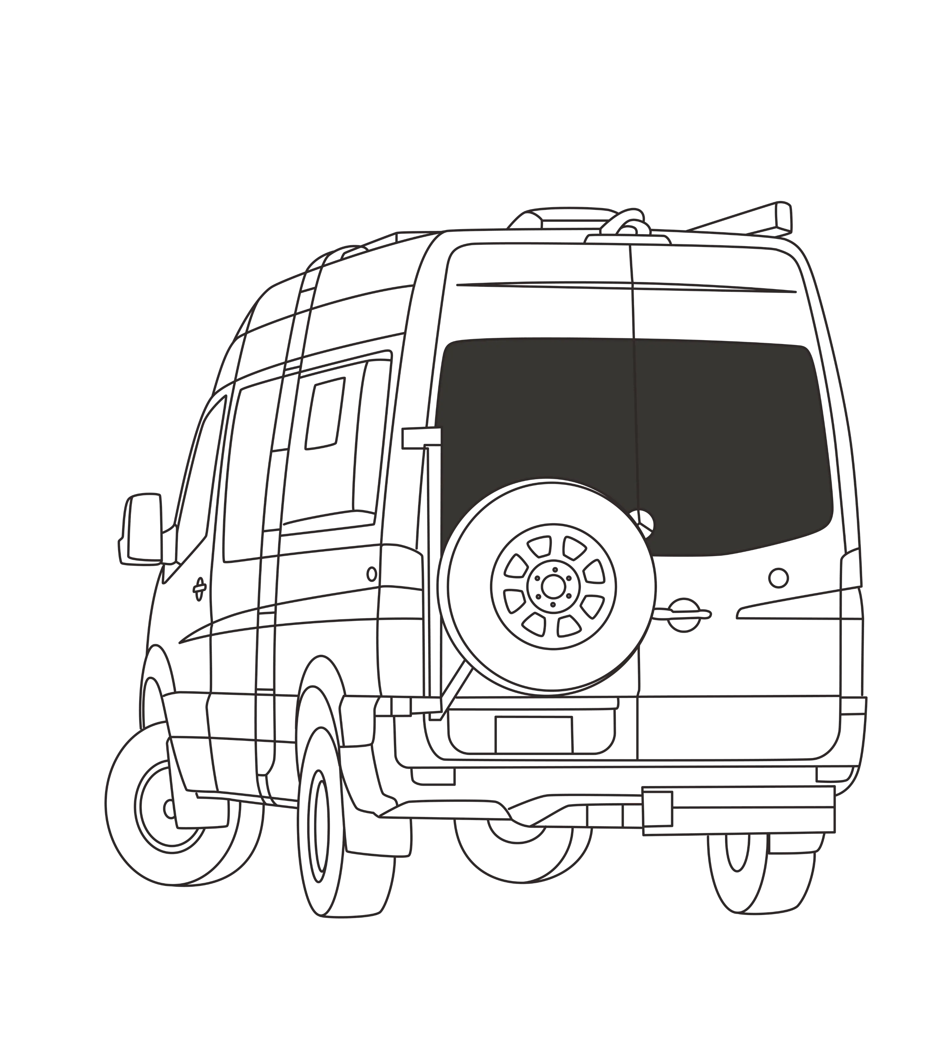 Fenêtres arrière Sprinter 2019+