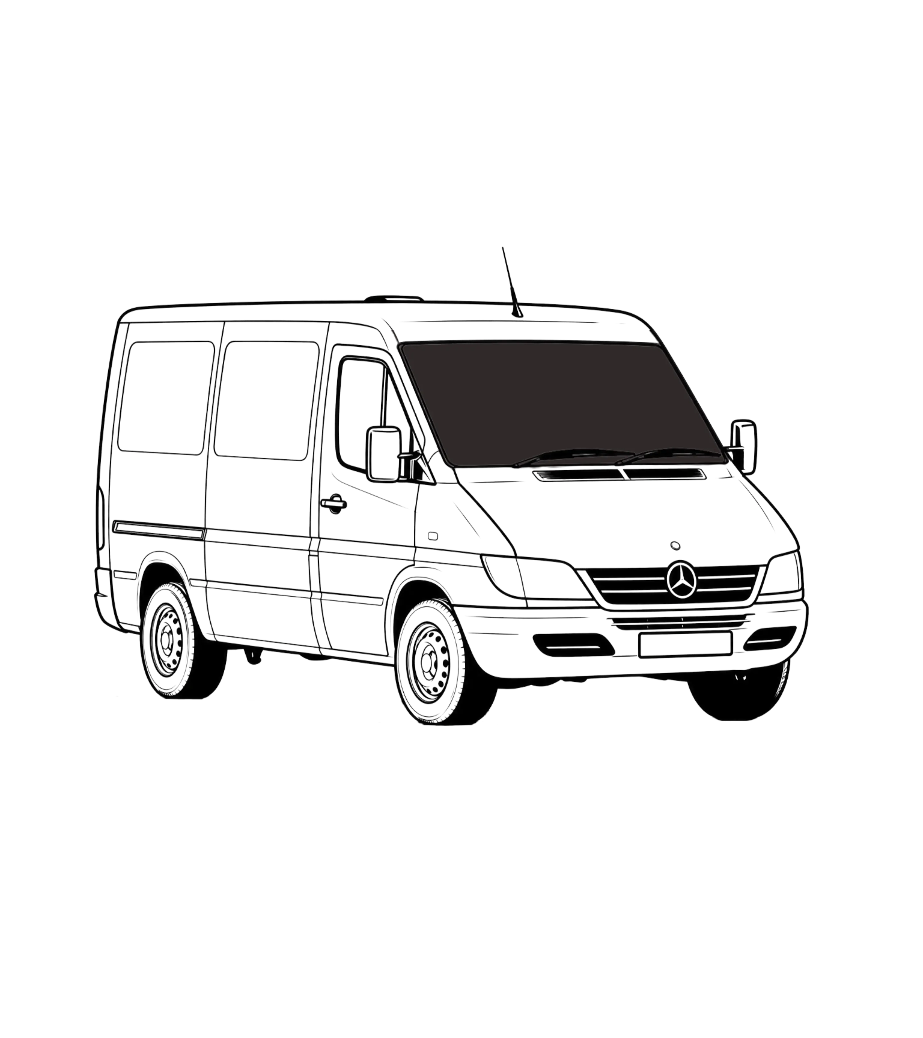 Pare-brise Sprinter 1997-2006