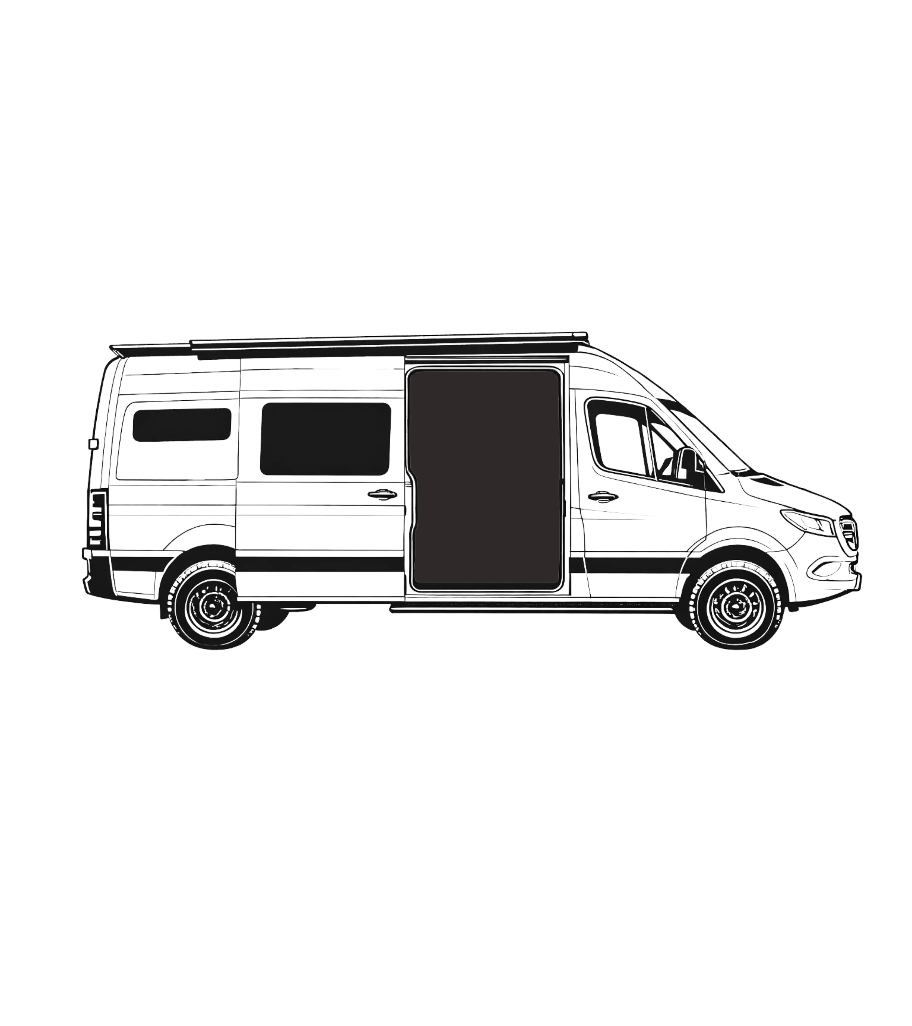 Moustiquaire porte latérale Sprinter 2007-2026