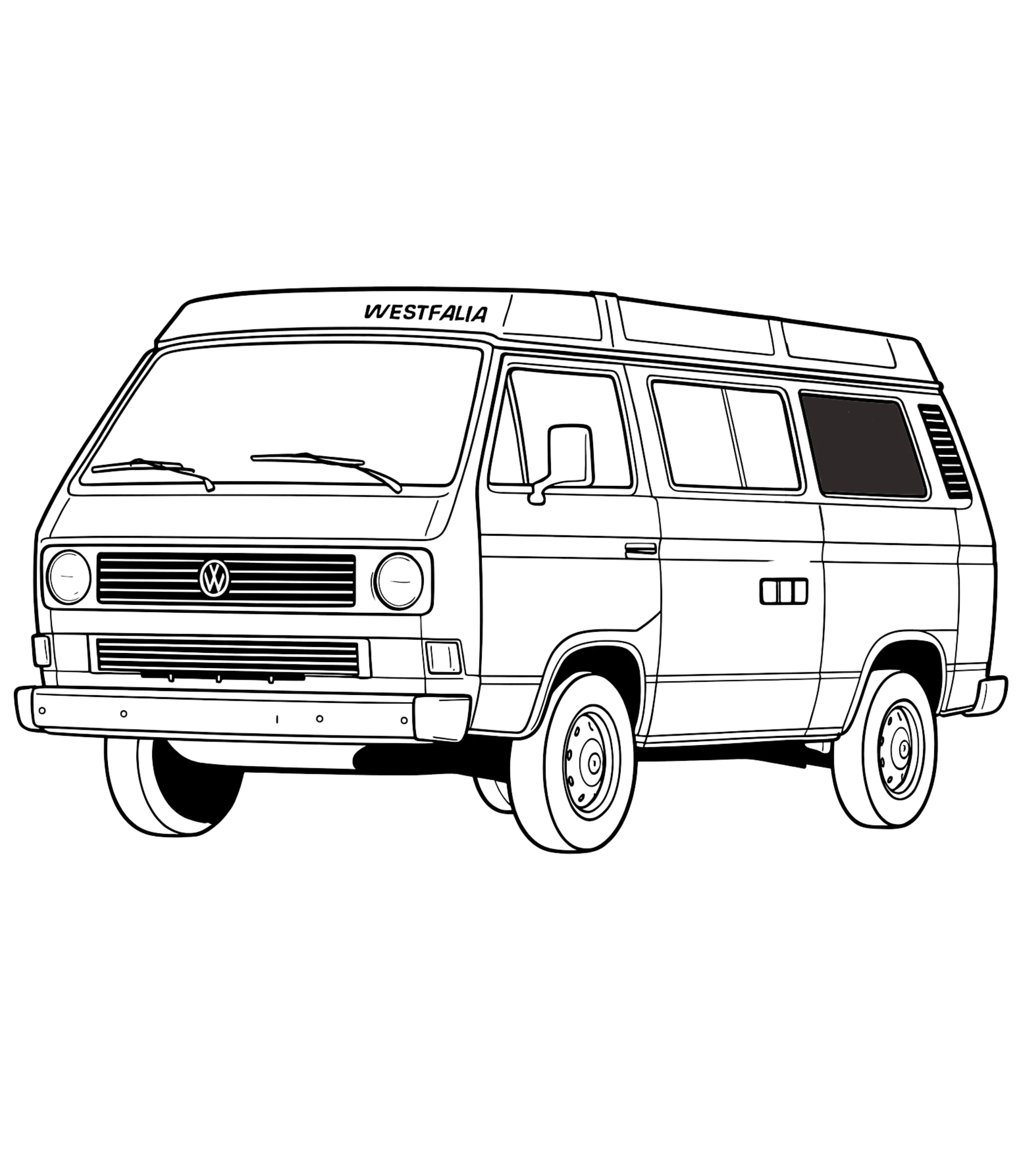 Fenêtres latérales (rangée 2) Volkswagen Vanagon 1980-1991 | Côté conducteur