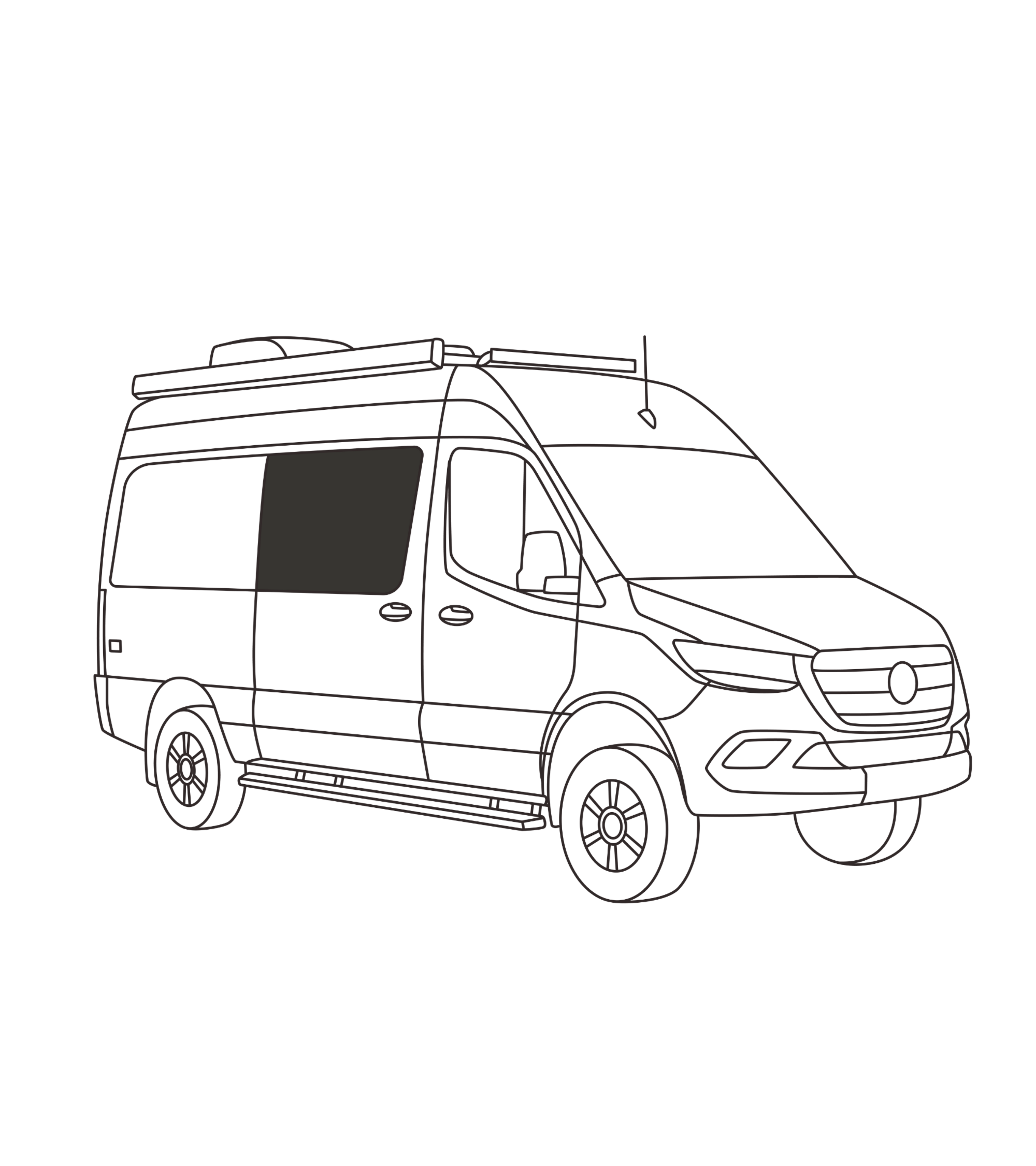 Porte coulissante Sprinter