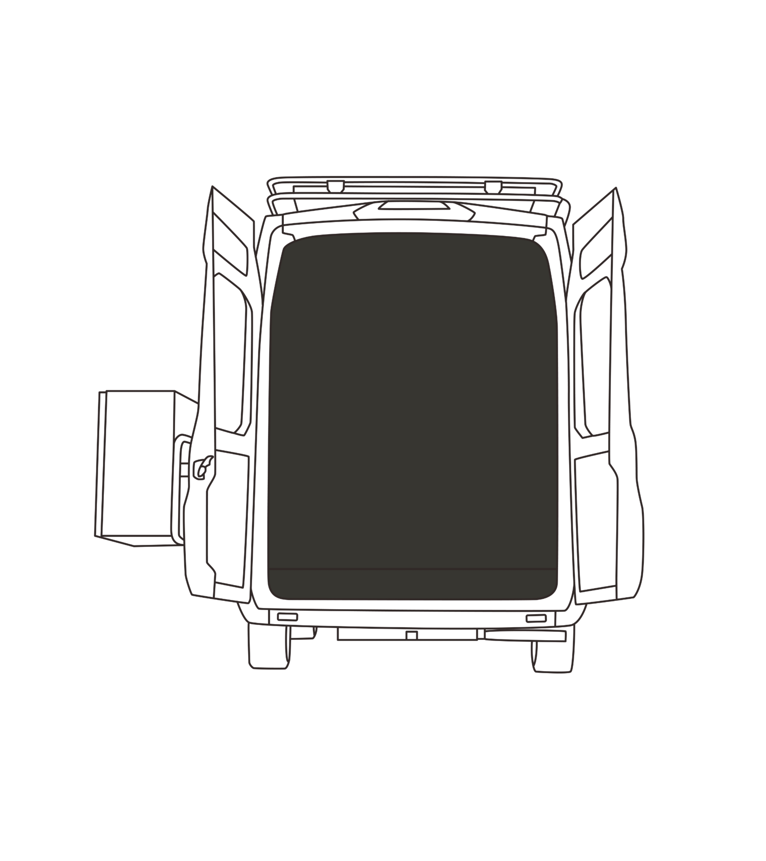 Moustiquaire porte arrière Sprinter 2007-2018