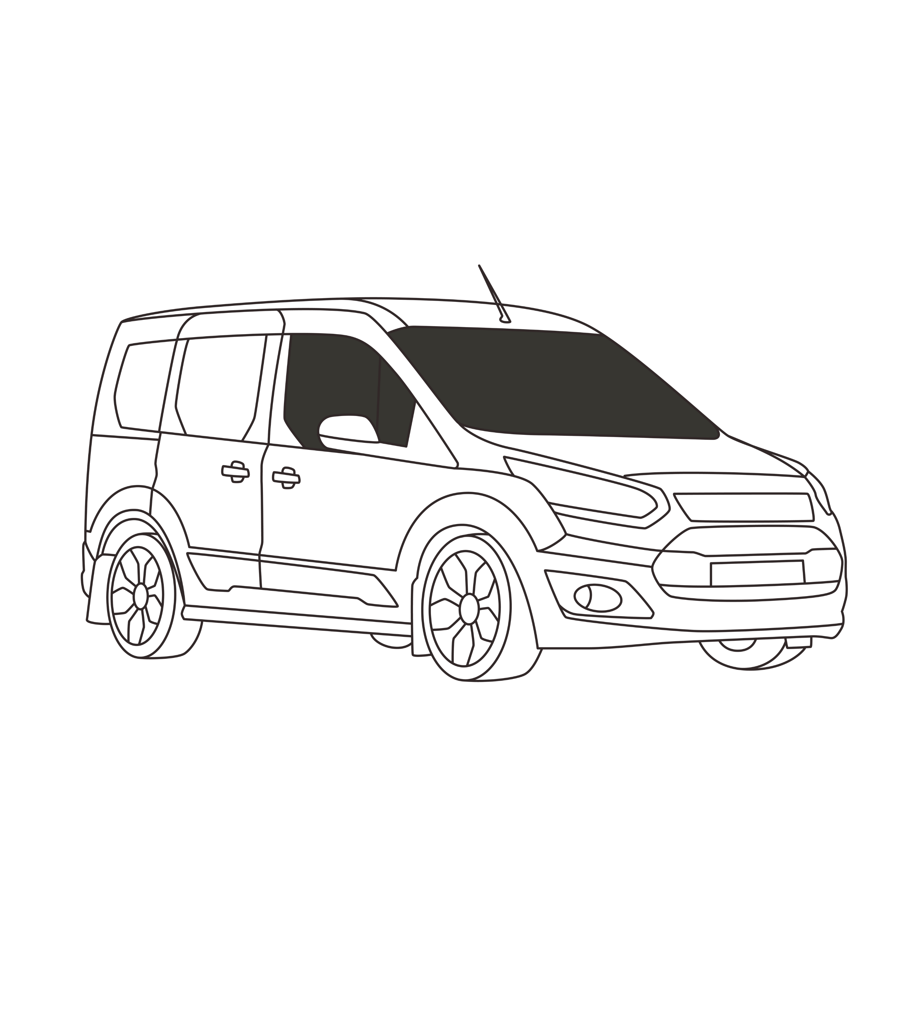 Cabine avant Transit Connect 2014+