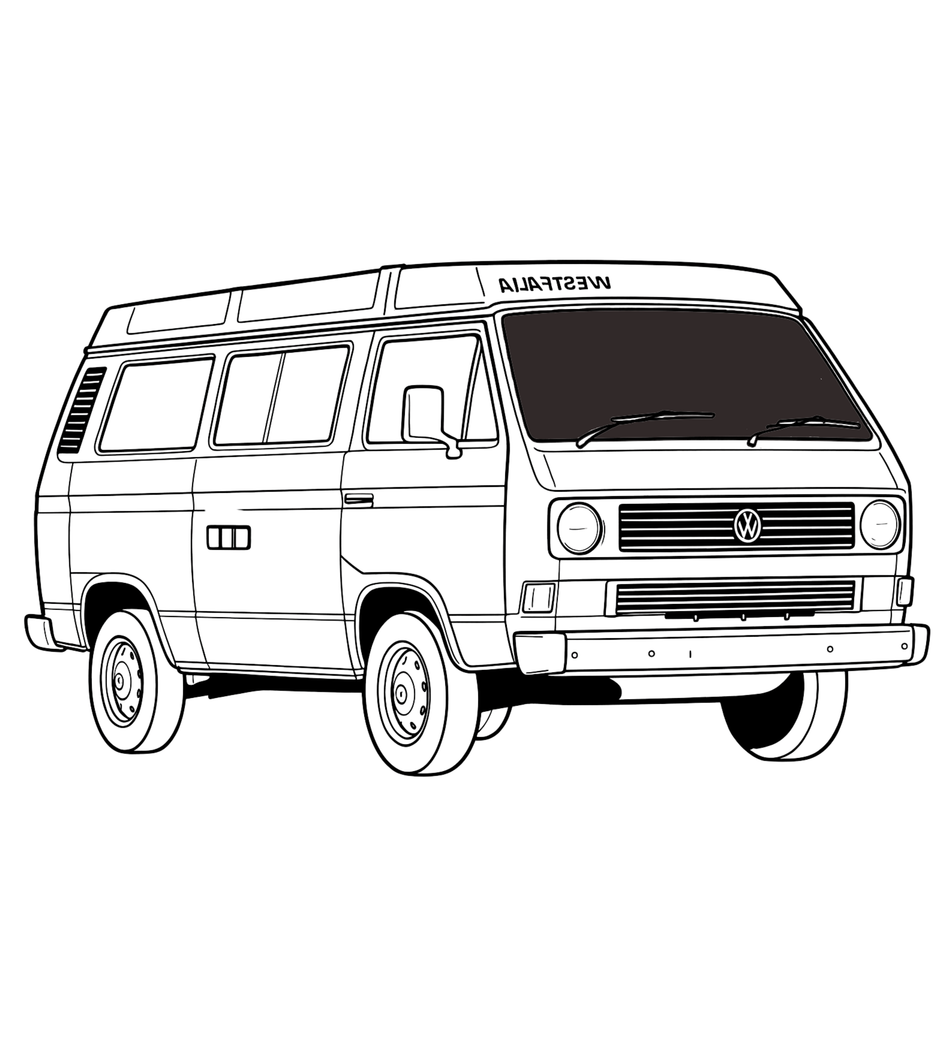 Pare-brise Volkswagen Vanagon 1980-1991