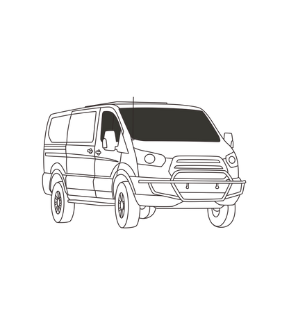 Cabine avant Transit (Toit bas)