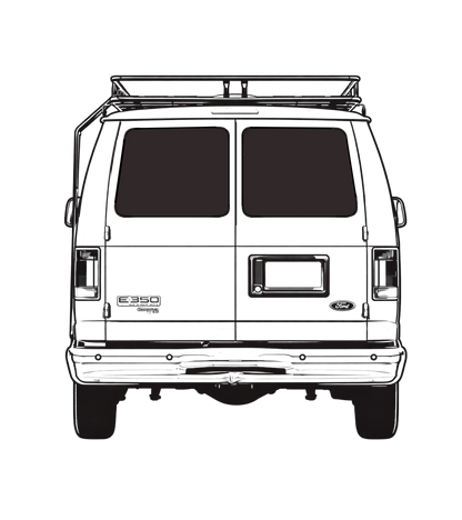 Fenêtres arrière Éconoline 2008-2014