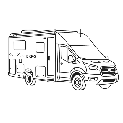 Fenêtres latérales Transit Ekko