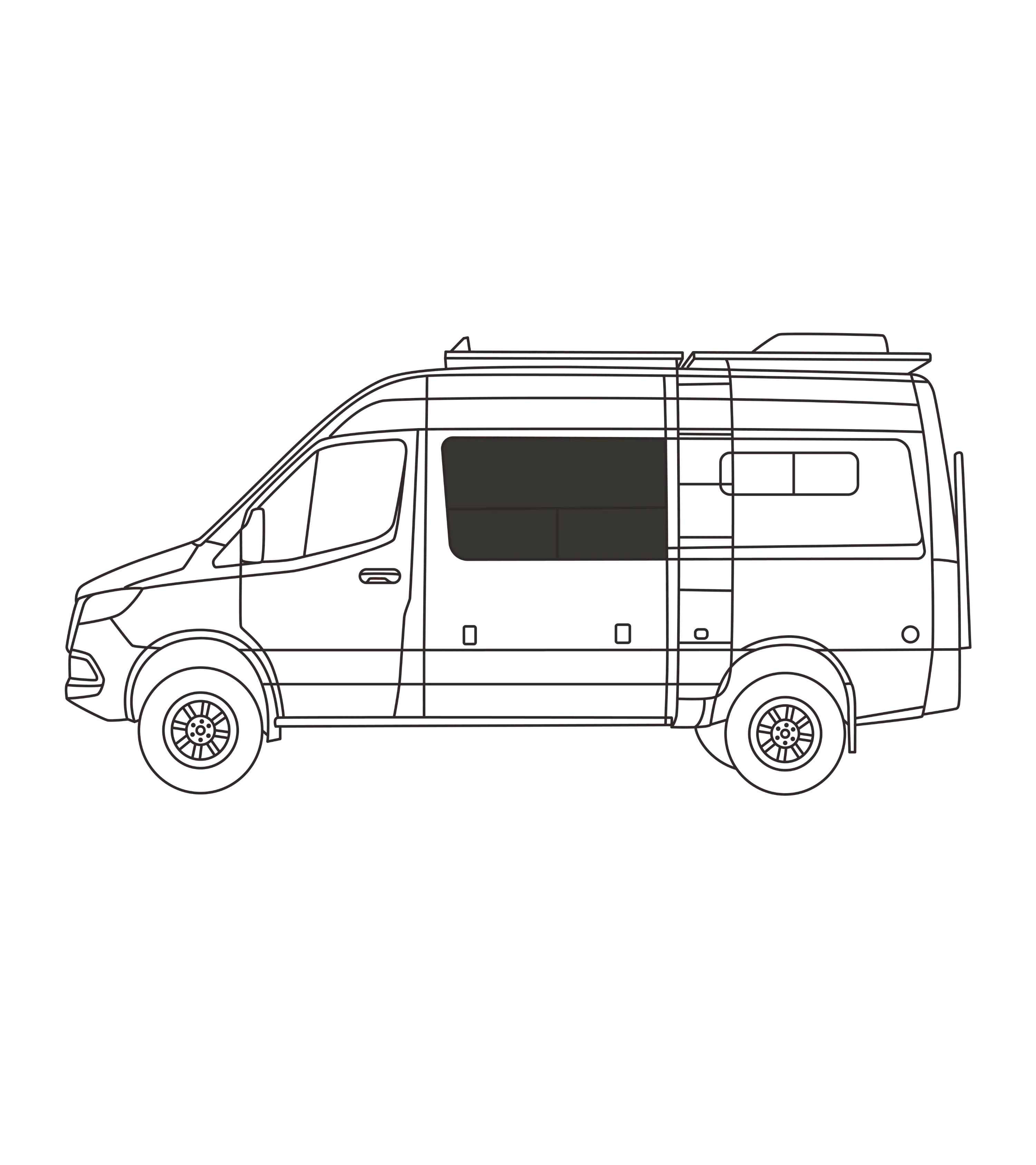 Fenêtre crew Transit