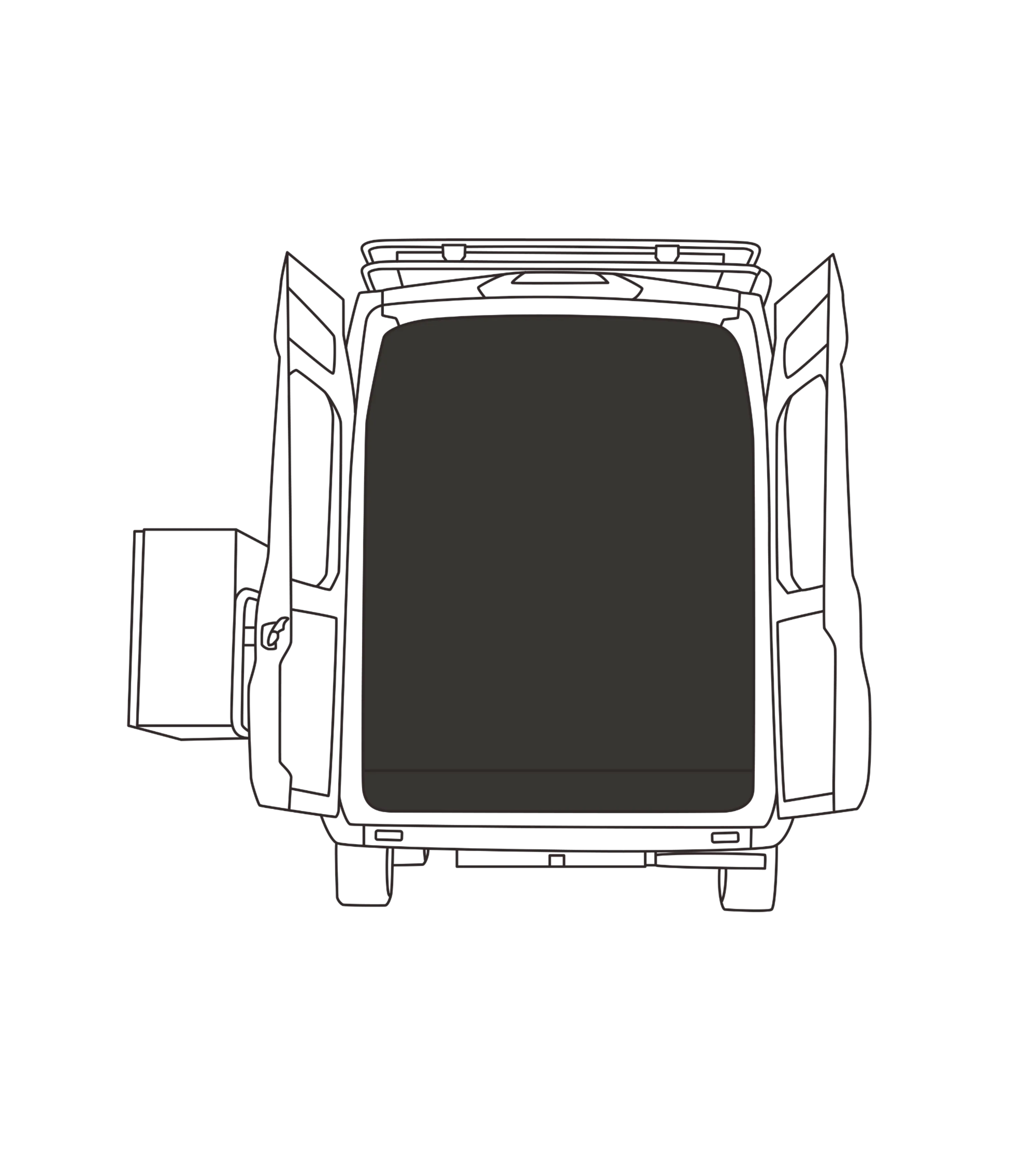 Moustiquaire porte arrière Promaster