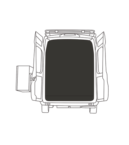 Moustiquaire porte arrière Sprinter 2007-2018