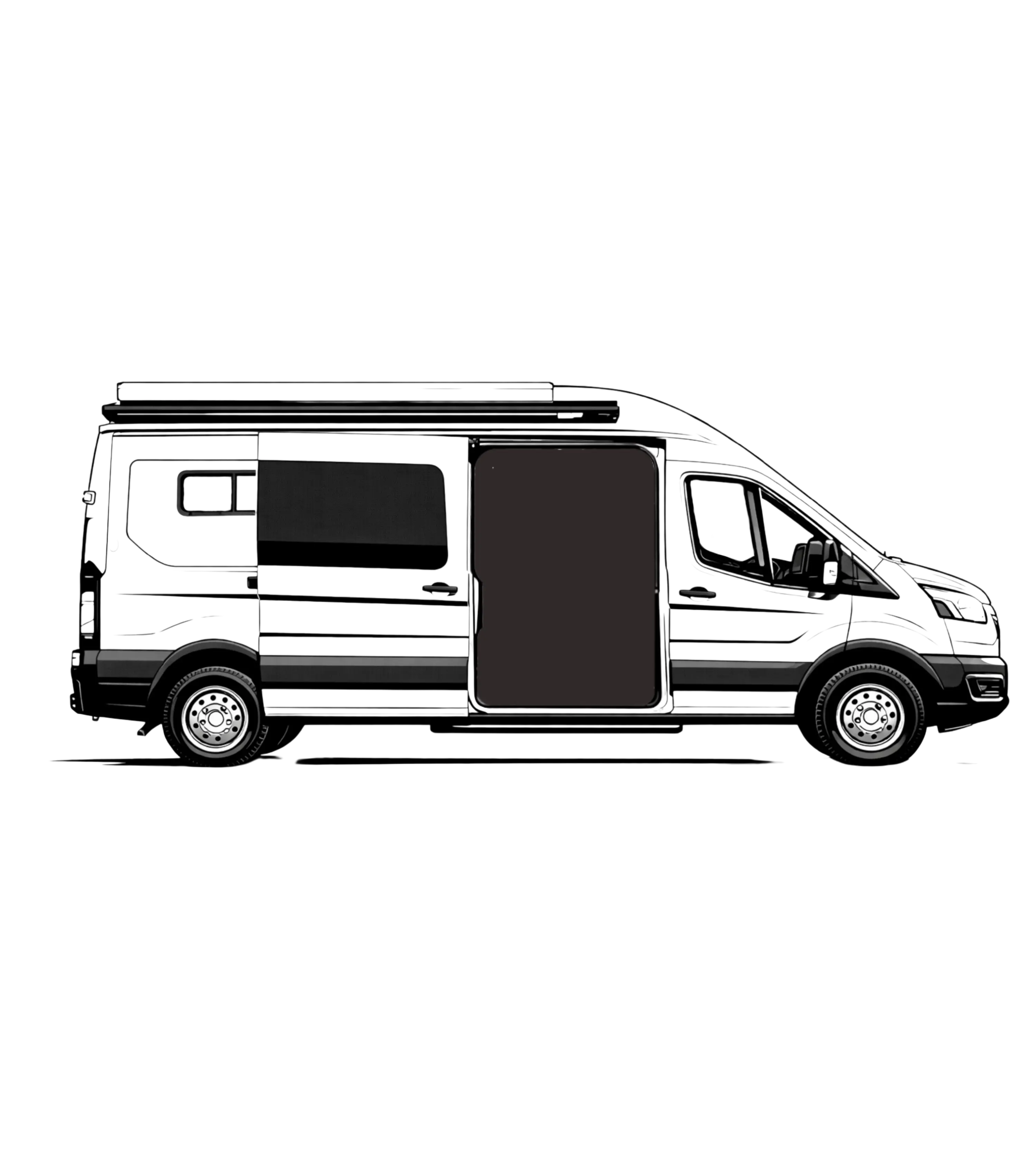 Moustiquaire porte latérale Transit