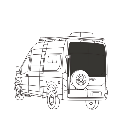 Panneaux arrières Transit 2015+ (Toit moyen/haut)