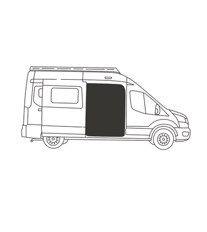 Partition isolée pour moustiquaire latérale Promaster