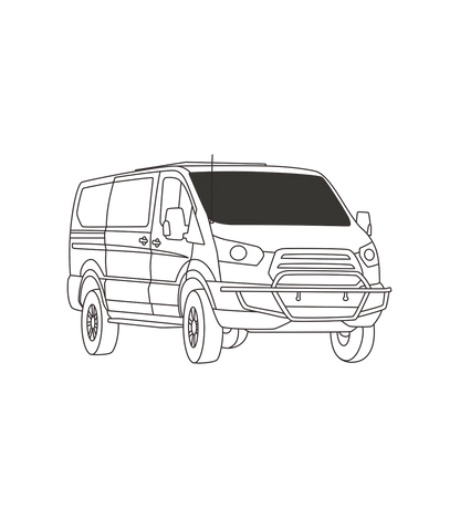 Pare-brise Transit (Toit bas)