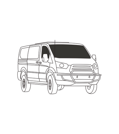 Cabine avant Transit (Toit bas)