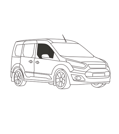 Portes avant Transit Connect 2014+